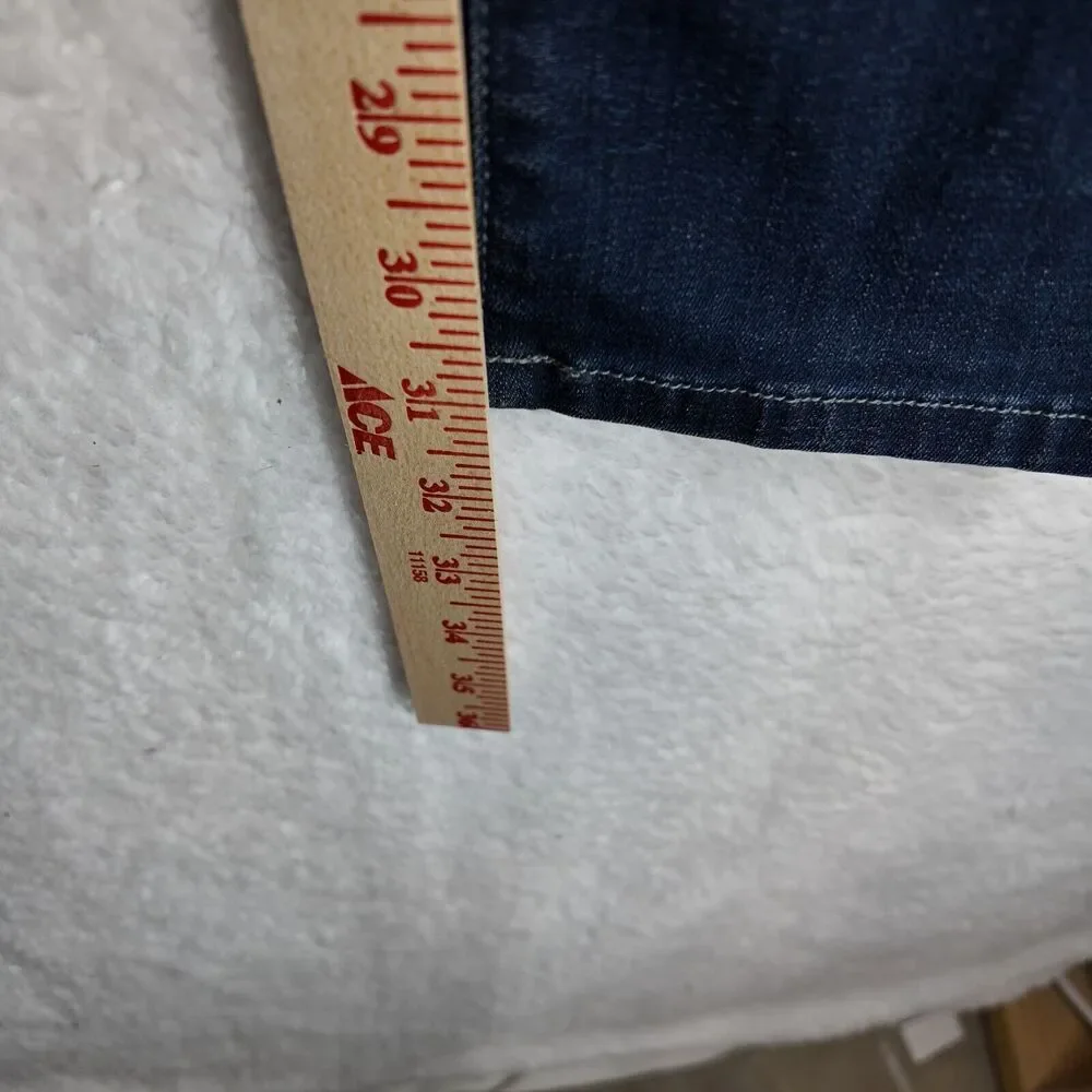 Eileen Fisher Organic Cotton Denim Skinny Jeans Size‎ 10 Dark Wash Sustainable
